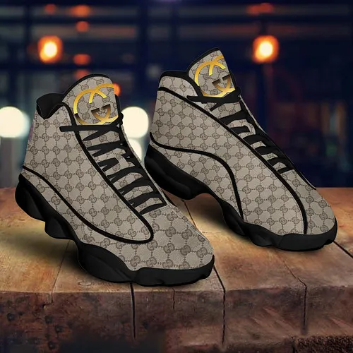 Gucci Brown Air Jordan 13 Fashion Trending Luxury Shoes Sneakers