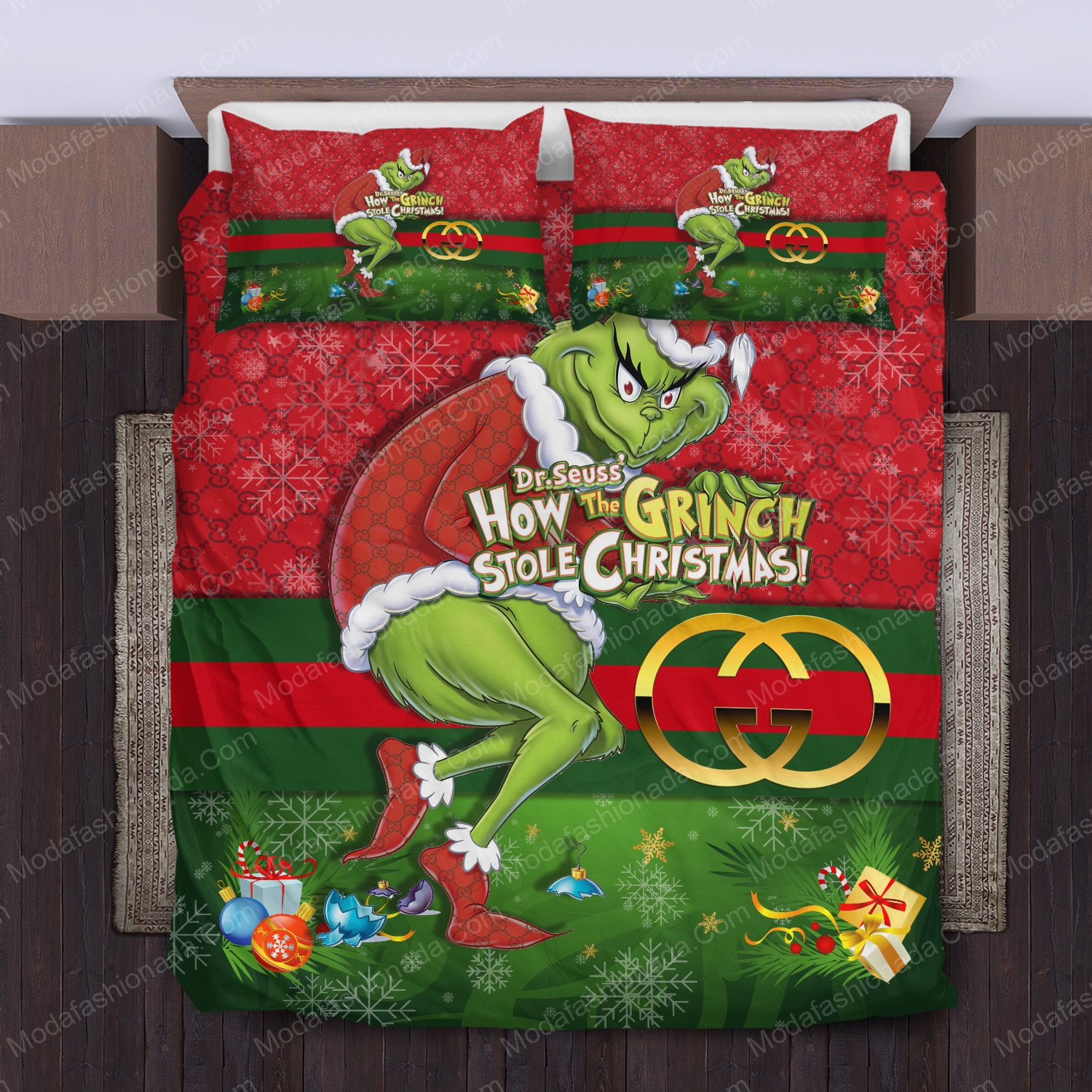 How The Grinch Stole Logo Brand Bedding Set Luxury Bedspread Home Decor Bedroom