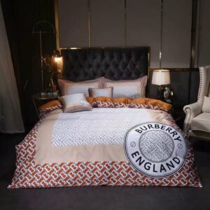 Burberrygoldth.Com Logo Brand Bedding Set Bedroom Home Decor Bedspread Luxury