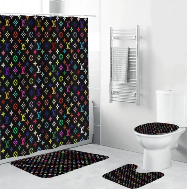 Louis Vuitton Bathroom Set Bath Mat Home Decor Hypebeast Luxury Fashion Brand