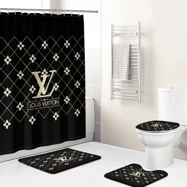 Louis Vuitton Bathroom Set Home Decor Bath Mat Hypebeast Luxury Fashion Brand