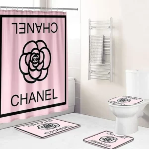 Chanel Bathroom Set Home Decor Luxury Fashion Brand Bath Mat Hypebeast