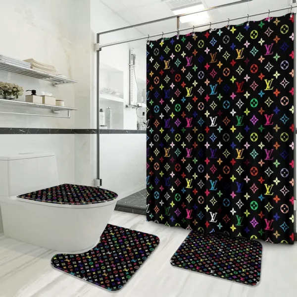 Louis Vuitton Lv Louis Vuitton Bathroom Set Home Decor Luxury Fashion Brand Hypebeast Bath Mat