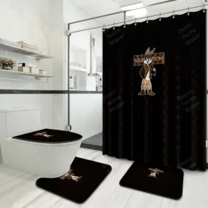 Louis Vuitton Lv Louis Vuitton Bathroom Set Hypebeast Home Decor Luxury Fashion Brand Bath Mat