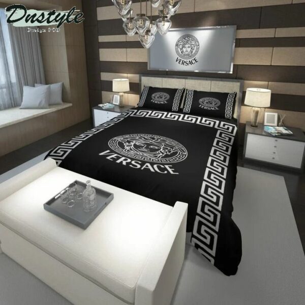 Versace England Logo Brand Bedding Set Bedspread Luxury Home Decor Bedroom