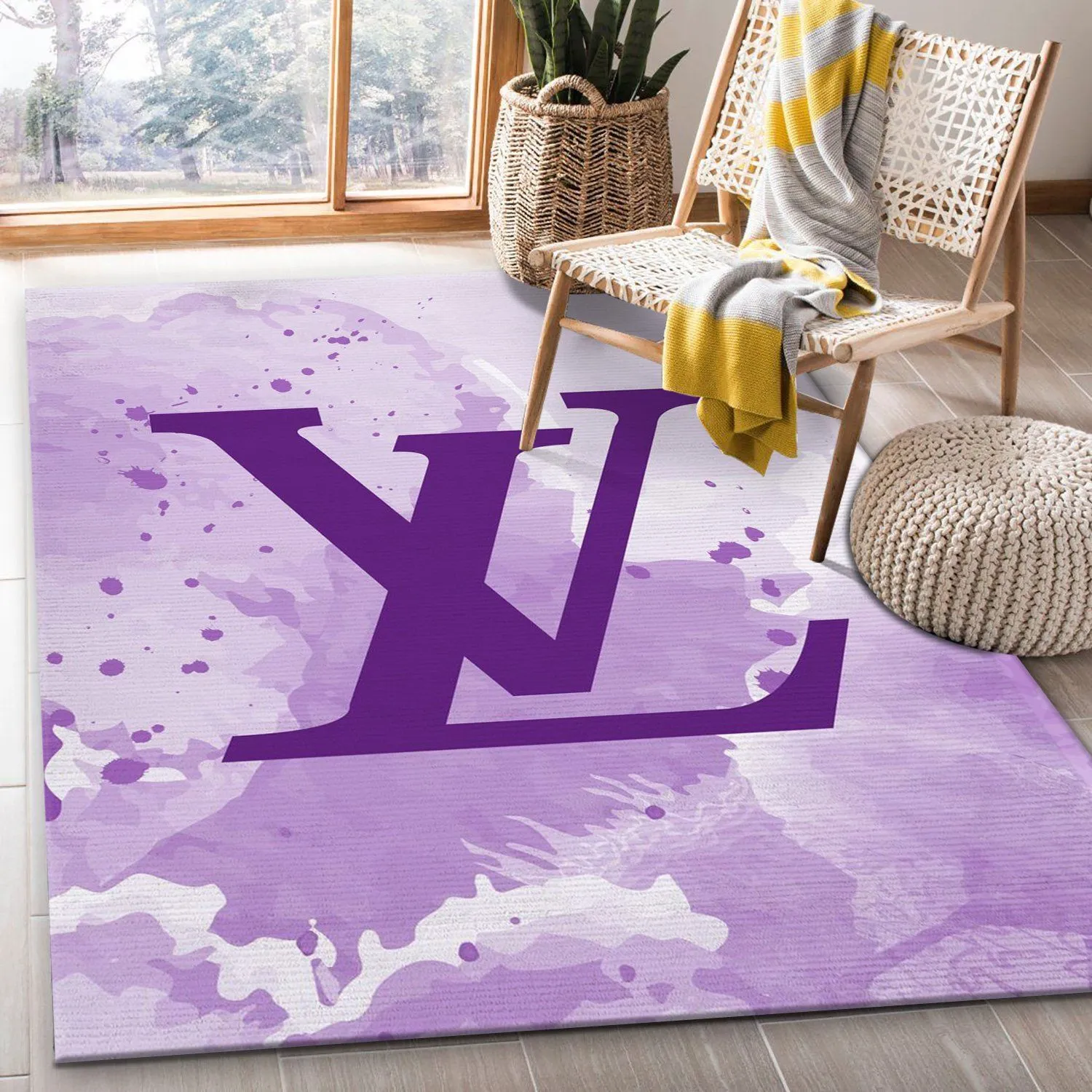 Louis vuitton Rectangle Rug Fashion Brand Area Carpet Door Mat Luxury Home Decor