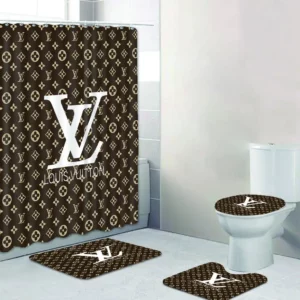 Louis Vuitton Bathroom Set Bath Mat Home Decor Hypebeast Luxury Fashion Brand