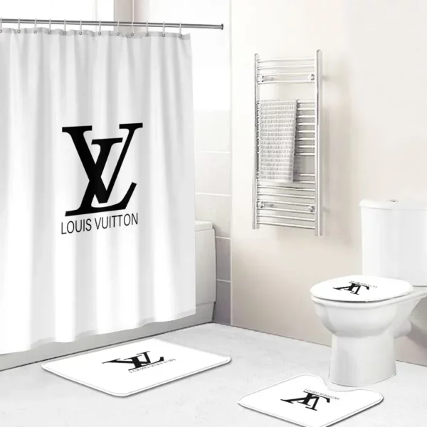 Louis Vuitton Bathroom Set Hypebeast Bath Mat Luxury Fashion Brand Home Decor