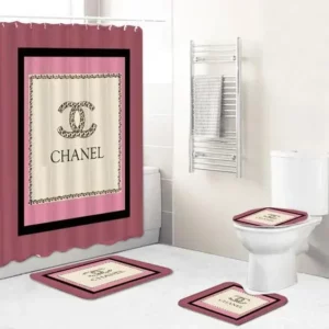 Chanel Bathroom Set Luxury Fashion Brand Home Decor Bath Mat Hypebeast