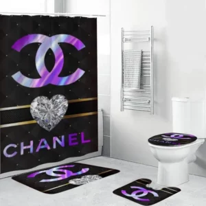 Chanel Bathroom Set Luxury Fashion Brand Bath Mat Hypebeast Home Decor