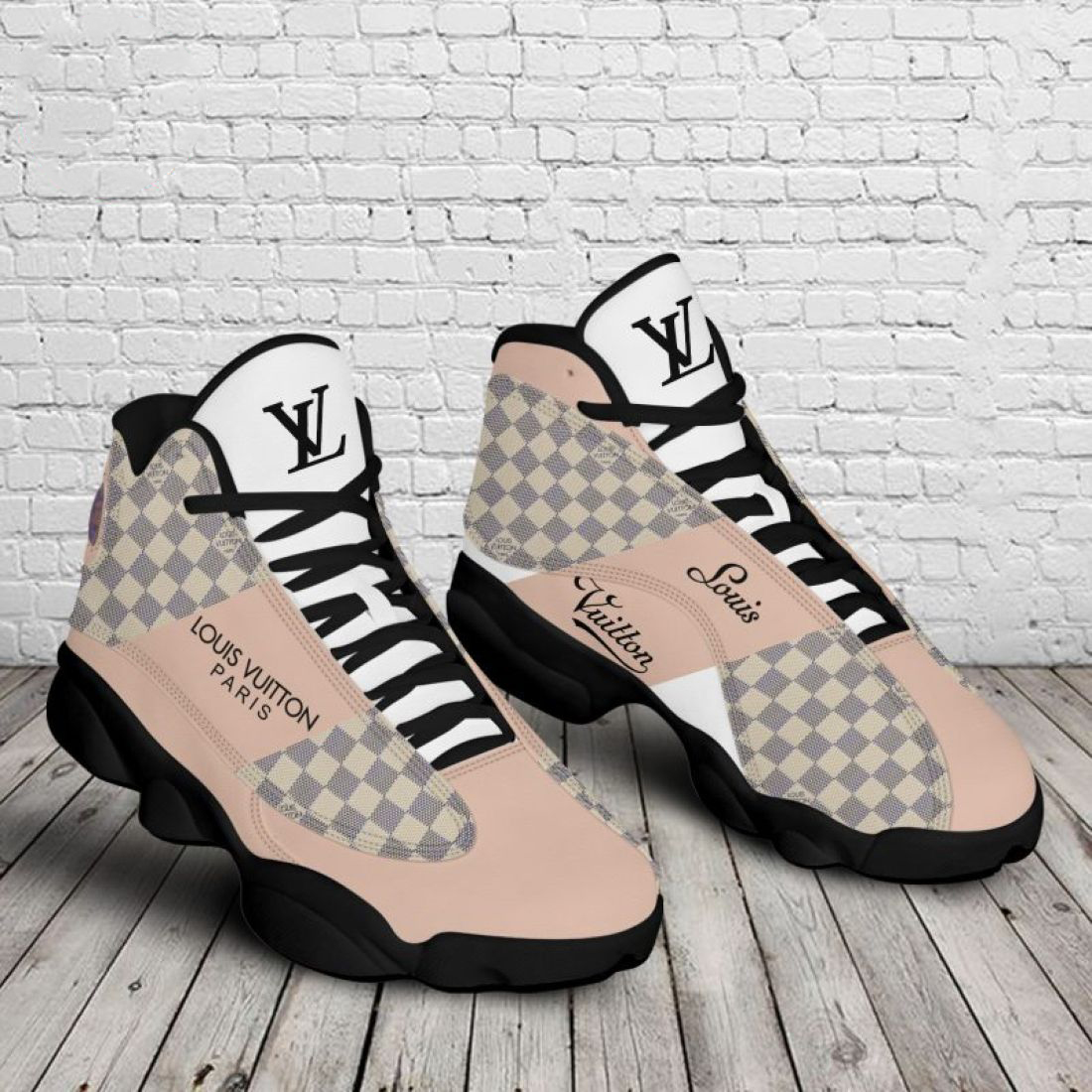 Louis Vuitton Air Jordan 13 Trending Luxury Sneakers Fashion Shoes