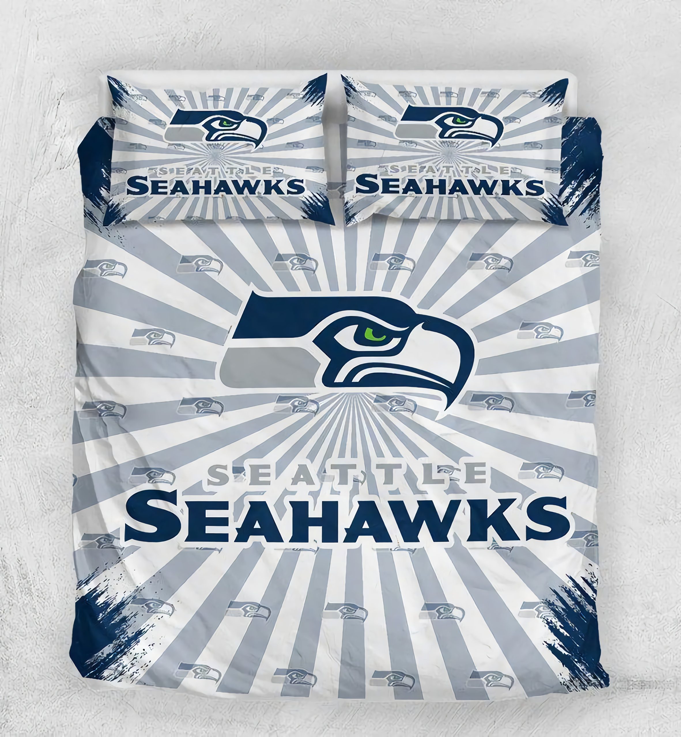 Nfl Seattle Seahawks Football Sport 3 Logo Type 941 Bedding Sets Sporty Bedroom Home Decor