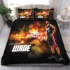 Legend Dwyane Wade Miami Heat Nba 37 Logo Type 1205 Bedding Sets Sporty Bedroom Home Decor