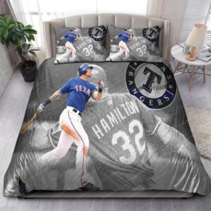 Hamilton Texas Rangers Mlb 180 Logo Type 1314 Bedding Sets Sporty Bedroom Home Decor