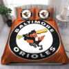 Baltimore Orioles Mlb 55 Logo Type 1406 Bedding Sets Sporty Bedroom Home Decor