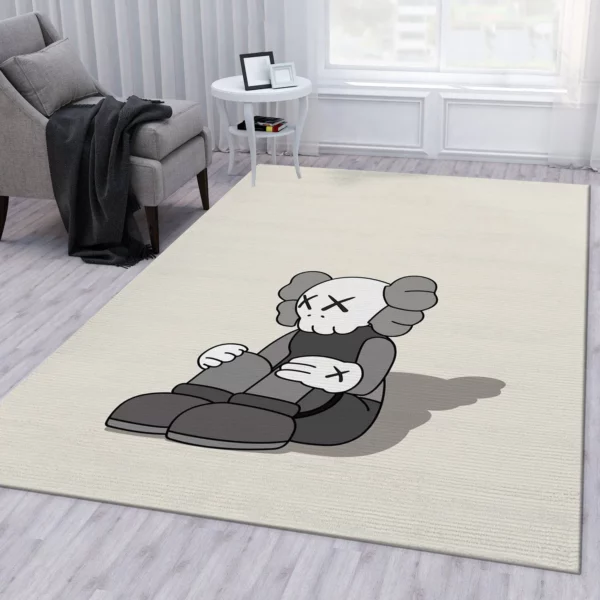 Kaws Illustration Luxury Fashion Brand Rug Home Decor Door Mat Area Carpet