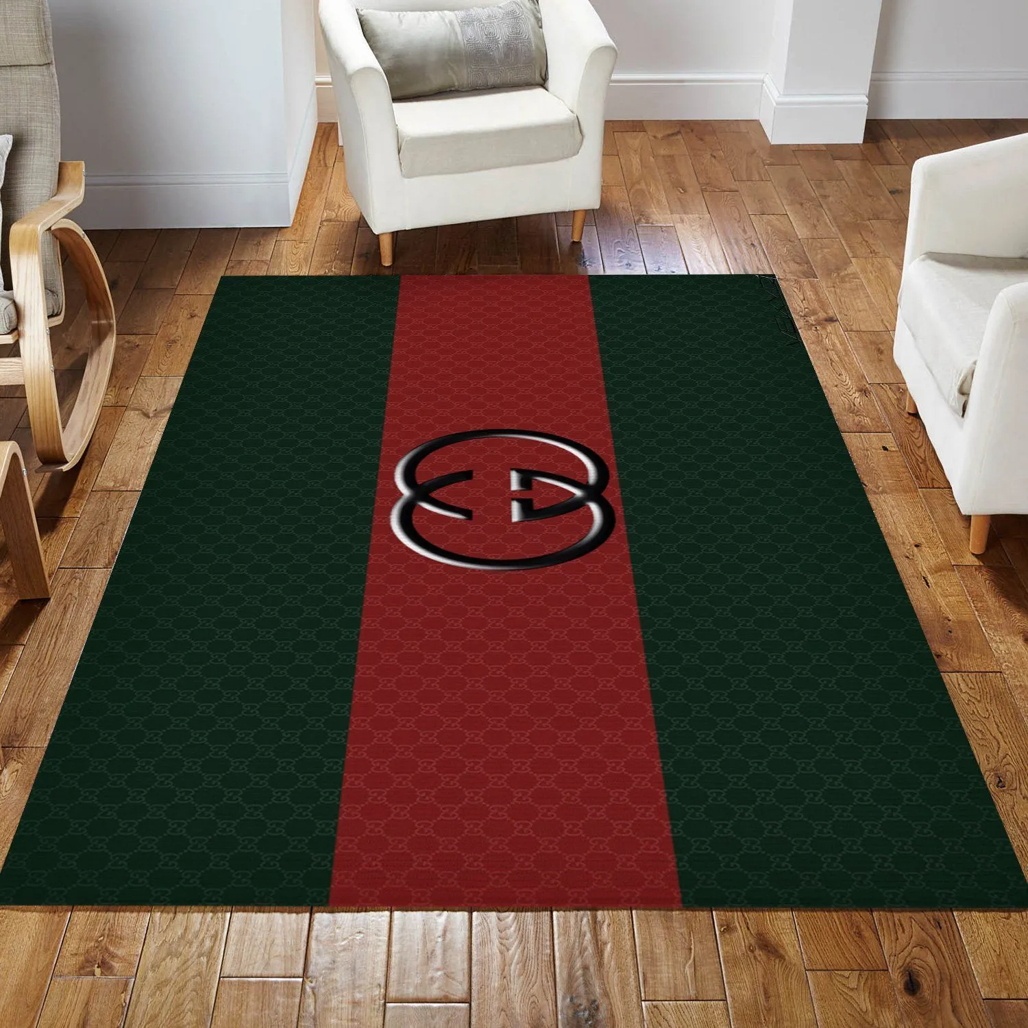 Gucci Stripe Luxury Fashion Brand Rug Home Decor Door Mat Area Carpet