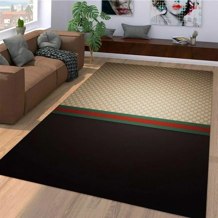 Gucci Retro Mat Luxury Fashion Brand Rug Area Carpet Home Decor Door Mat