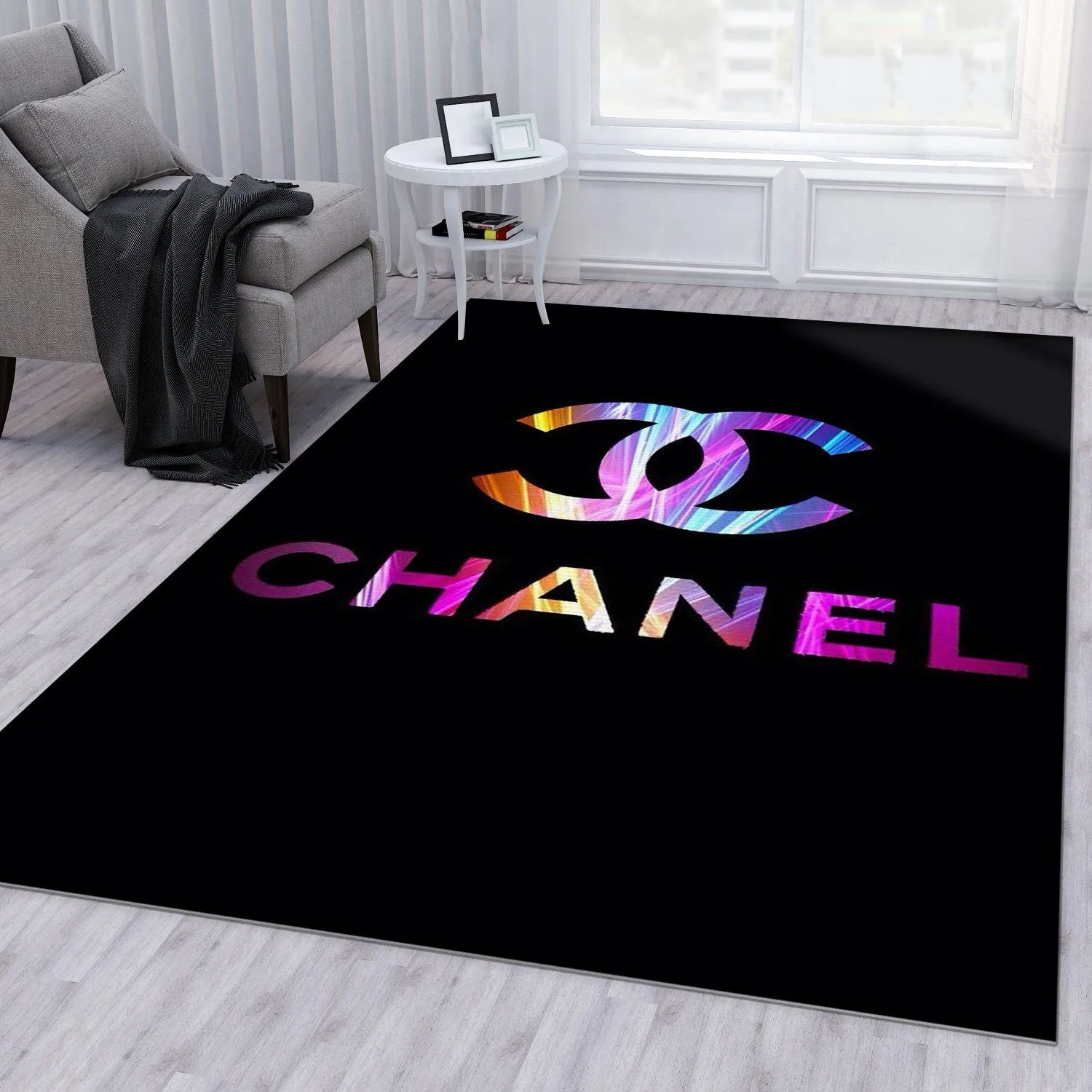 Chanel Luxury Fashion Brand Rug Home Decor Area Carpet Door Mat