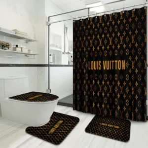 Louis Vuitton Bathroom Set Hypebeast Bath Mat Home Decor Luxury Fashion Brand