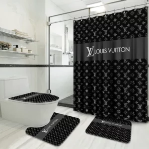 Louis Vuitton Bathroom Set Bath Mat Hypebeast Home Decor Luxury Fashion Brand