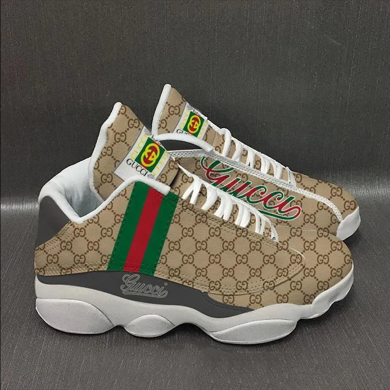 Gucci Stripes Air Jordan 13 Luxury Fashion Sneakers Trending Shoes