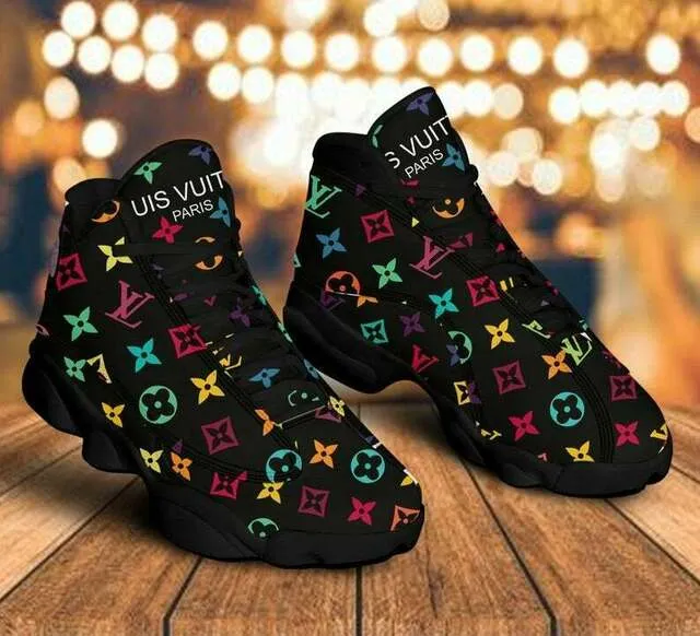 LV Retro Louis Vuitton Air Jordan 13 Fashion Shoes Trending Sneakers Luxury