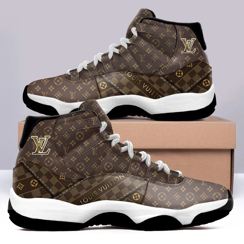 Monogram Louis Vuitton Air Jordan 11 Shoes Luxury Sneakers Fashion Sport