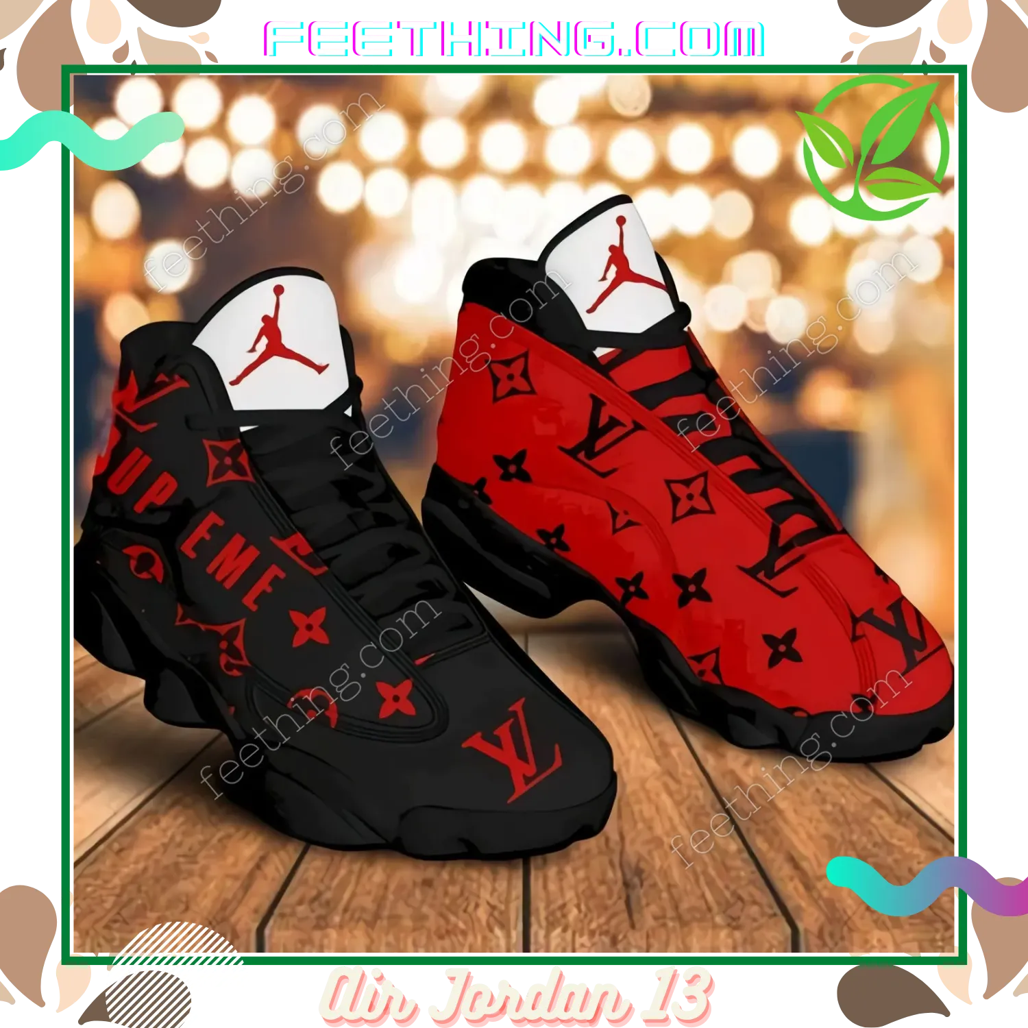 LV Louis Vuitton  Air Jordan 13 Fashion Shoes Luxury Trending Sneakers