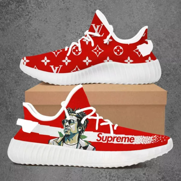 Louis Vuitton Supreme Jay Z Luxury Brand Premium Red Yeezy Sneaker