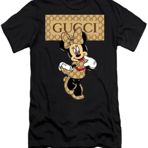 Gucci Minnie Mouse Black T Shirt Fashion Luxury Outfit