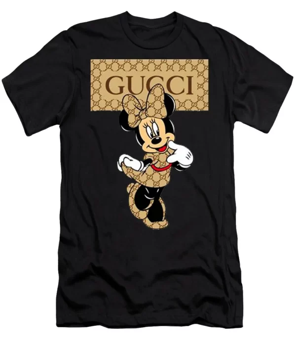 Gucci Minnie Mouse Black T Shirt Fashion Luxury Outfit