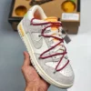 Off-White x Nike Dunk Low 33 of 50 Grey Sail For Sale