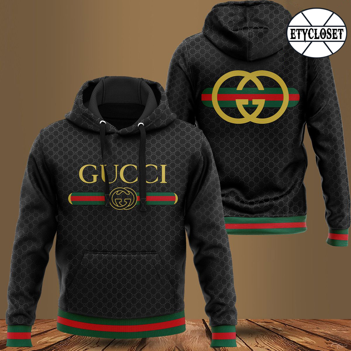 Gucci Black Type 1067 Hoodie Fashion Brand Outfit Luxury