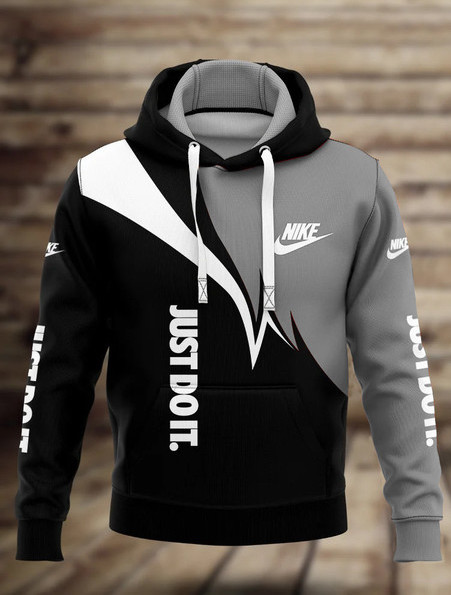 Nike Just Do It White Line Camou Type 393 Luxury Hoodie Fashion Brand Outfit