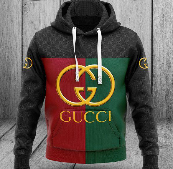 Gucci Red Green Golden Type 350 Luxury Hoodie Fashion Brand Outfit