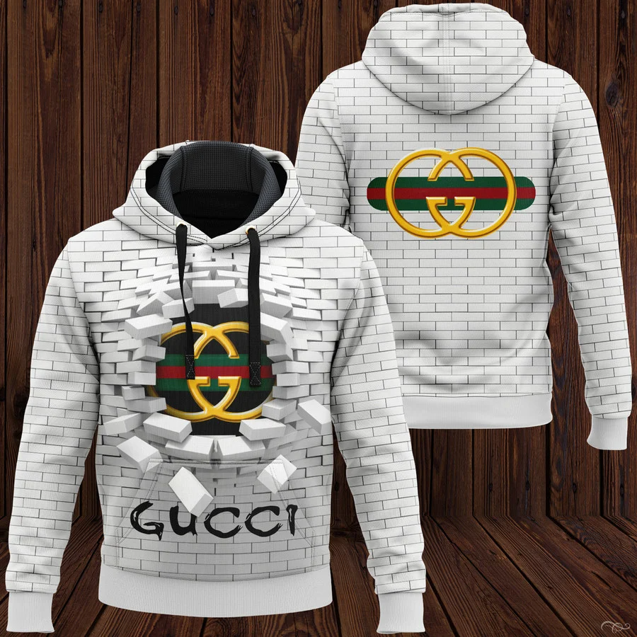 Gucci Broken Wall Type 306 Luxury Hoodie Outfit Fashion Brand