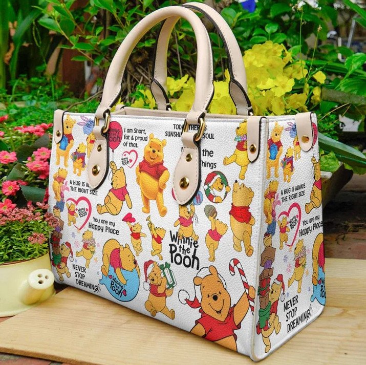 Winnie The Pooh Women Leather Hand Bag