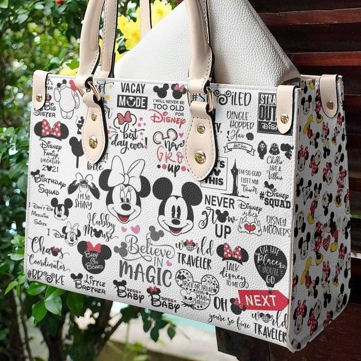 Mickey Mouse Women Leather Hand Bag