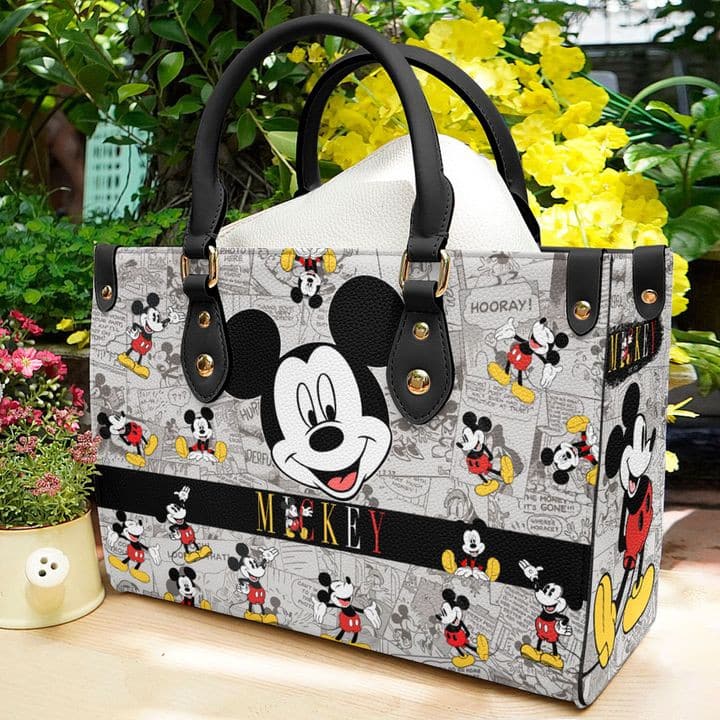 Mickey Mouse 1 Women Leather Hand Bag