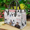 Elvis Presley Black Women Leather Hand Bag