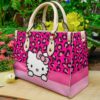 Hello Kitty Pink Women Leather Hand Bag