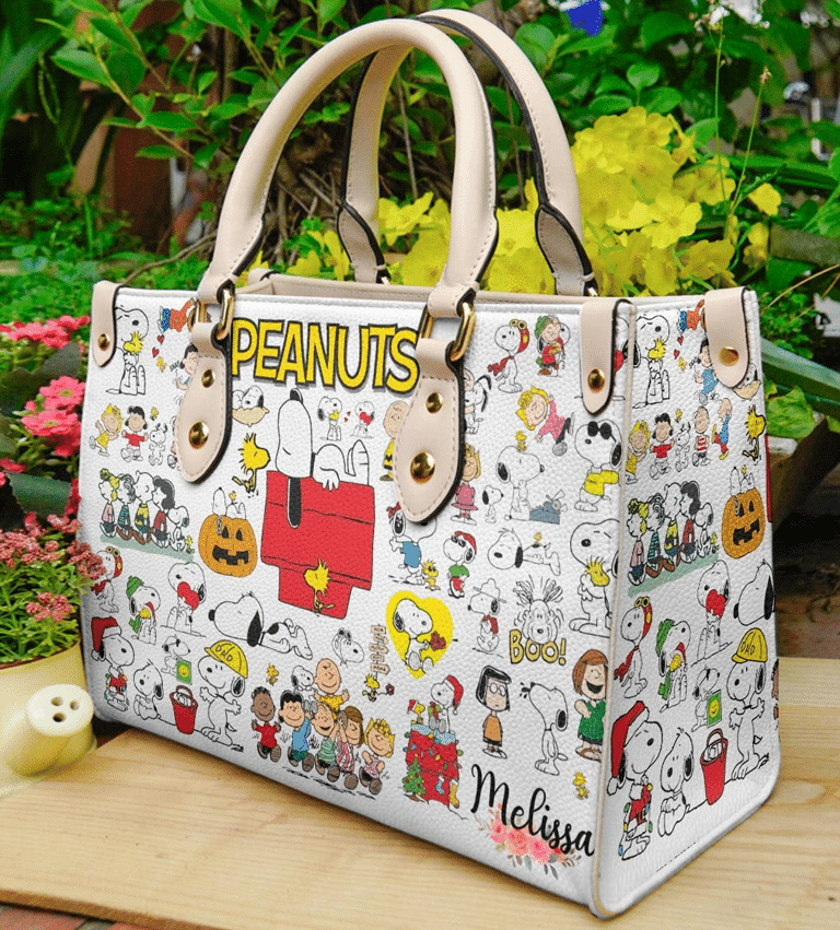 Snoopy Women Leather Hand Bag