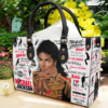 Michael Jackson Lover Women Leather Hand Bag