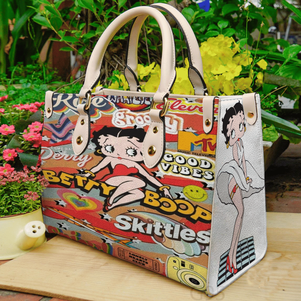 Betty Boop a2 Women Leather Hand Bag