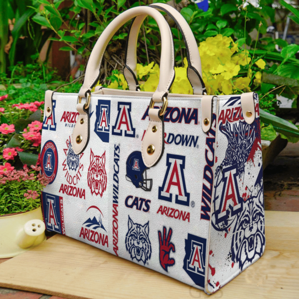 Arizona Wildcat Women Leather Hand Bag