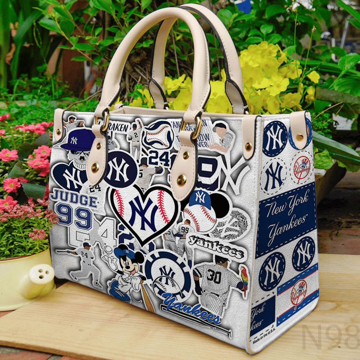 New York Yankees Limited Women Leather Hand Bag