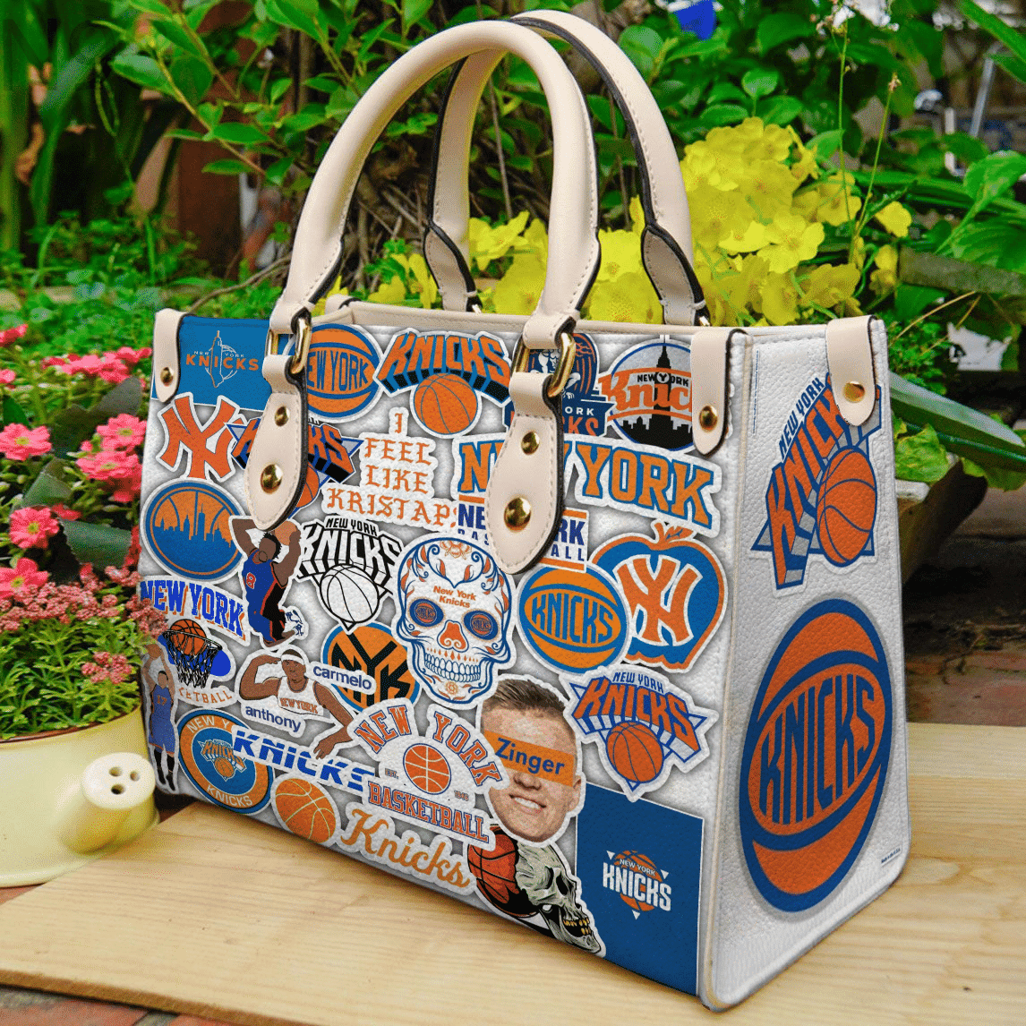 New York Knicks Women Leather Hand Bag