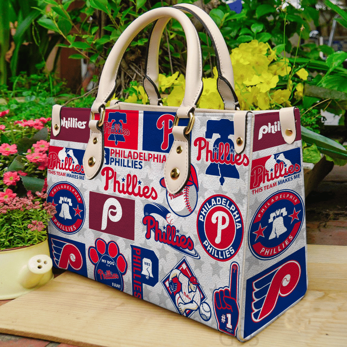 Philadelphia Phillies Women Leather Hand Bag