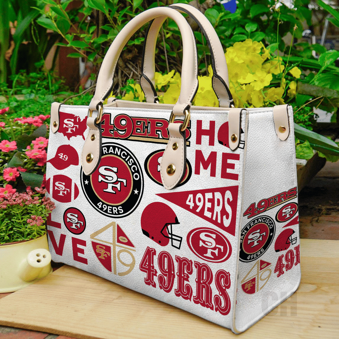 San Francisco 49ers lover Women Leather Hand Bag